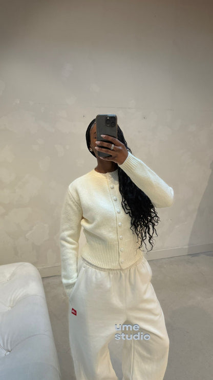 The North Face Sweatpants White