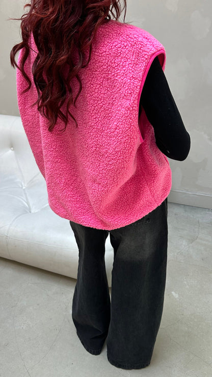 American vintage Pink - Gilet