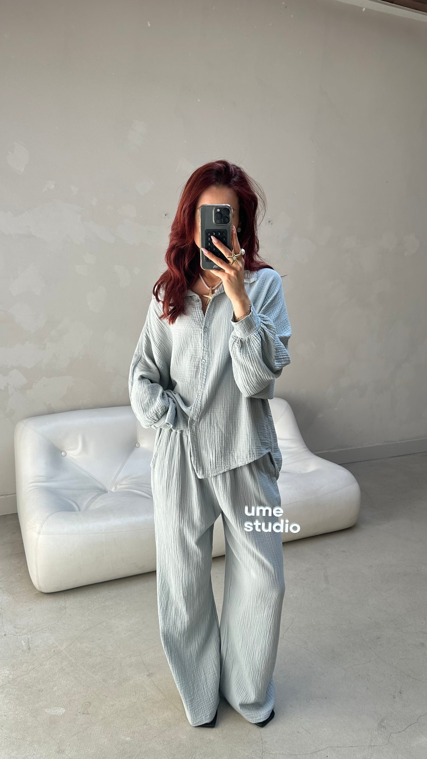 Mouse grey cotton set - Curated by UME