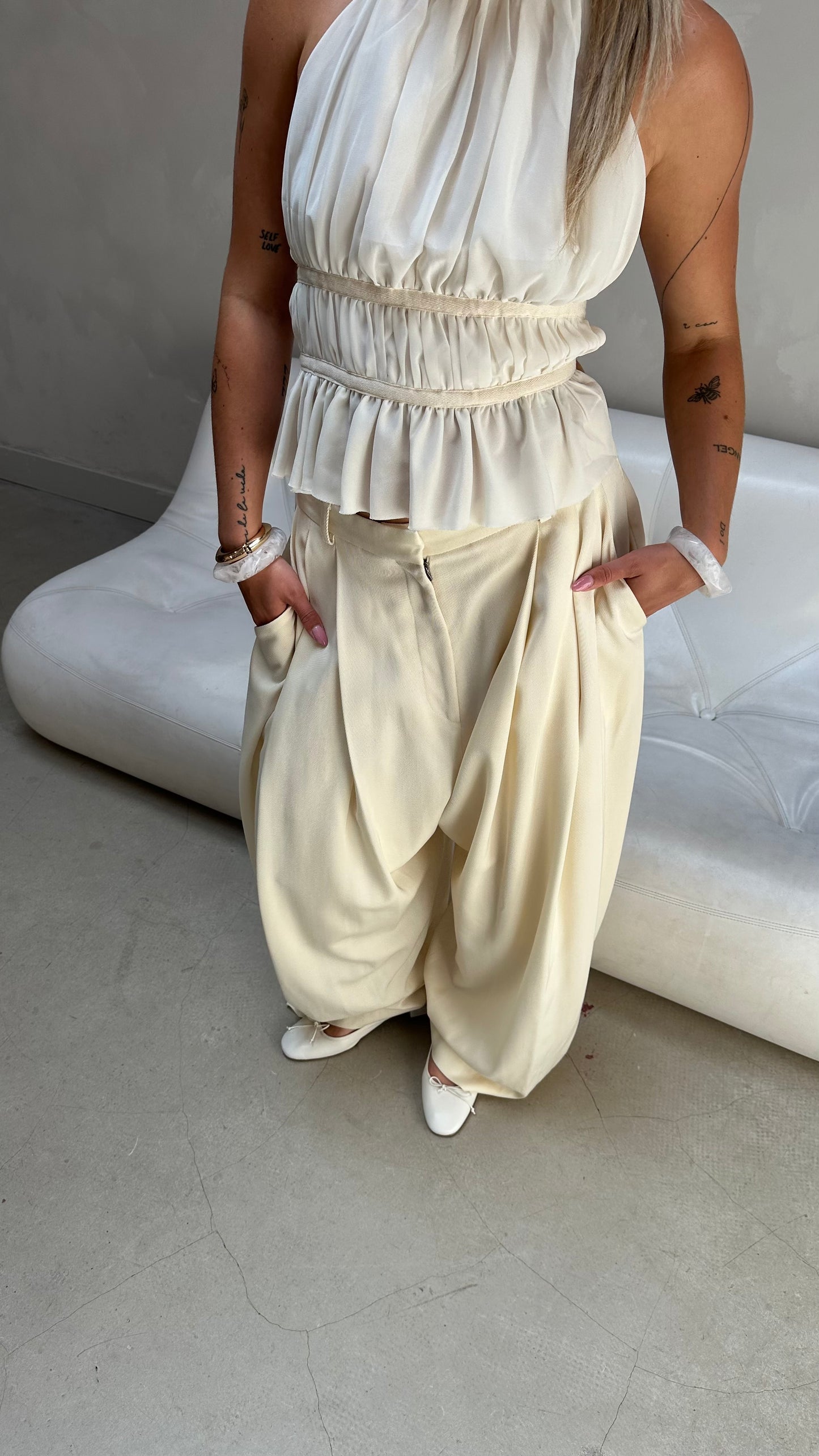 RAEY butter yellow - Trousers