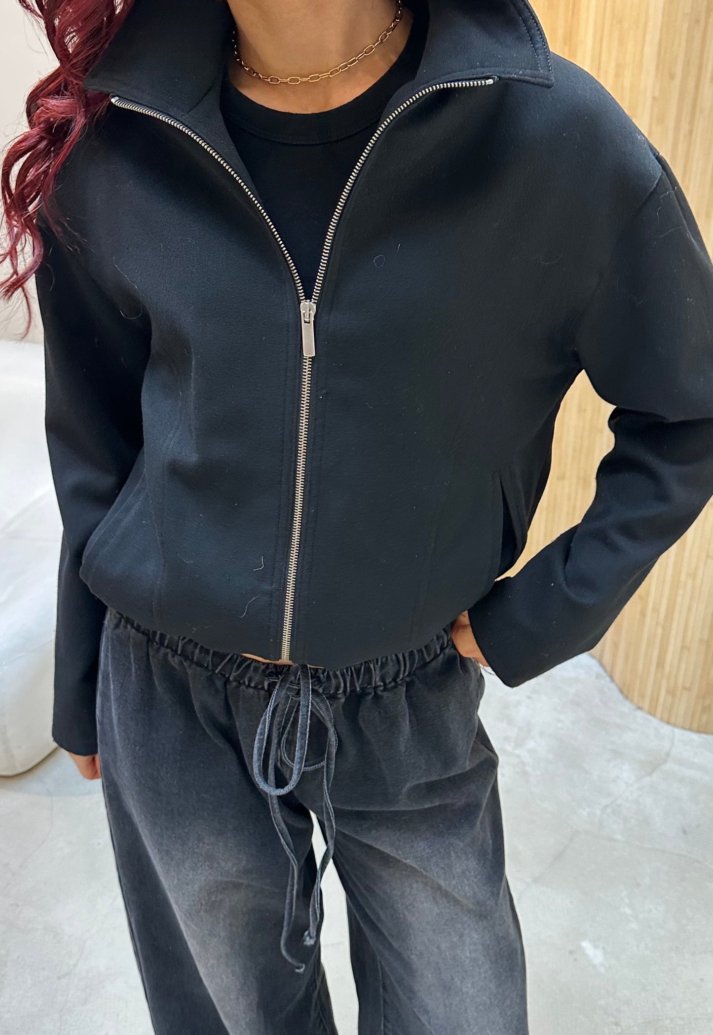 Djerf avenue black - jacket