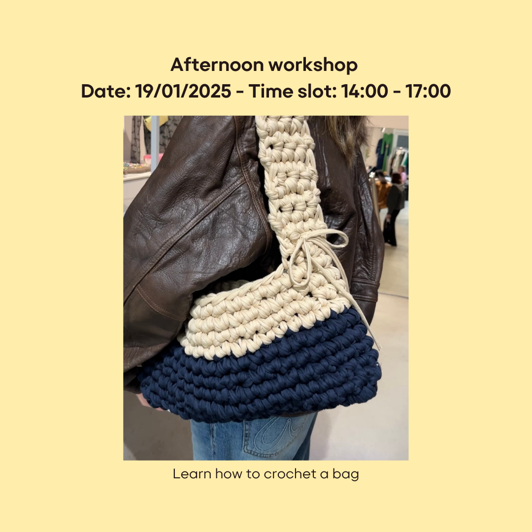 Crochet bag workshop Afternoon 19/01/2025