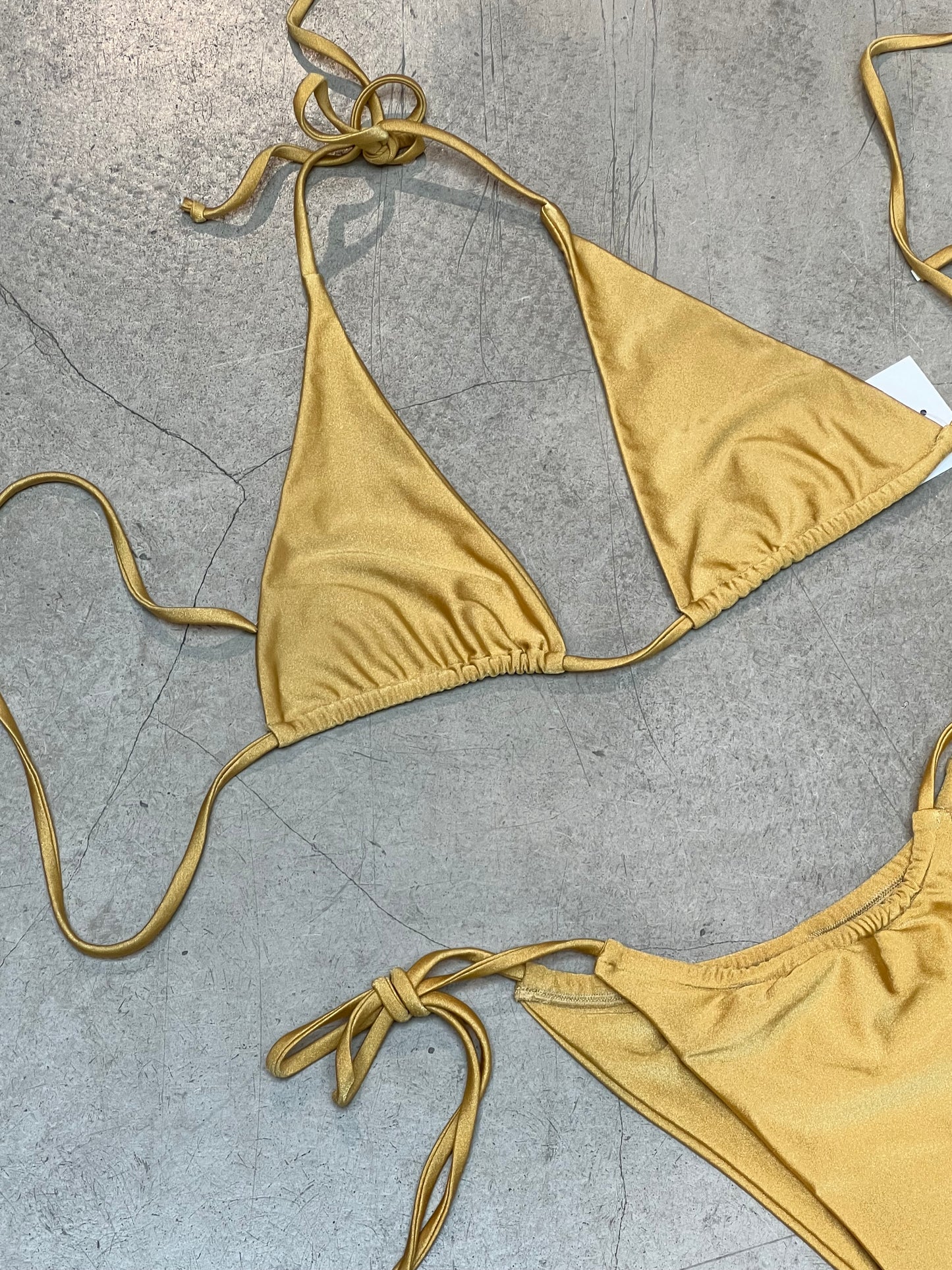 Butter & Hazel - Gold Yellow Bikini Set