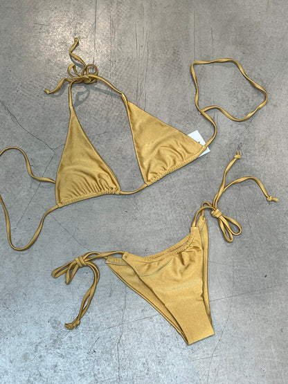 Butter & Hazel - Gold Yellow Bikini Set