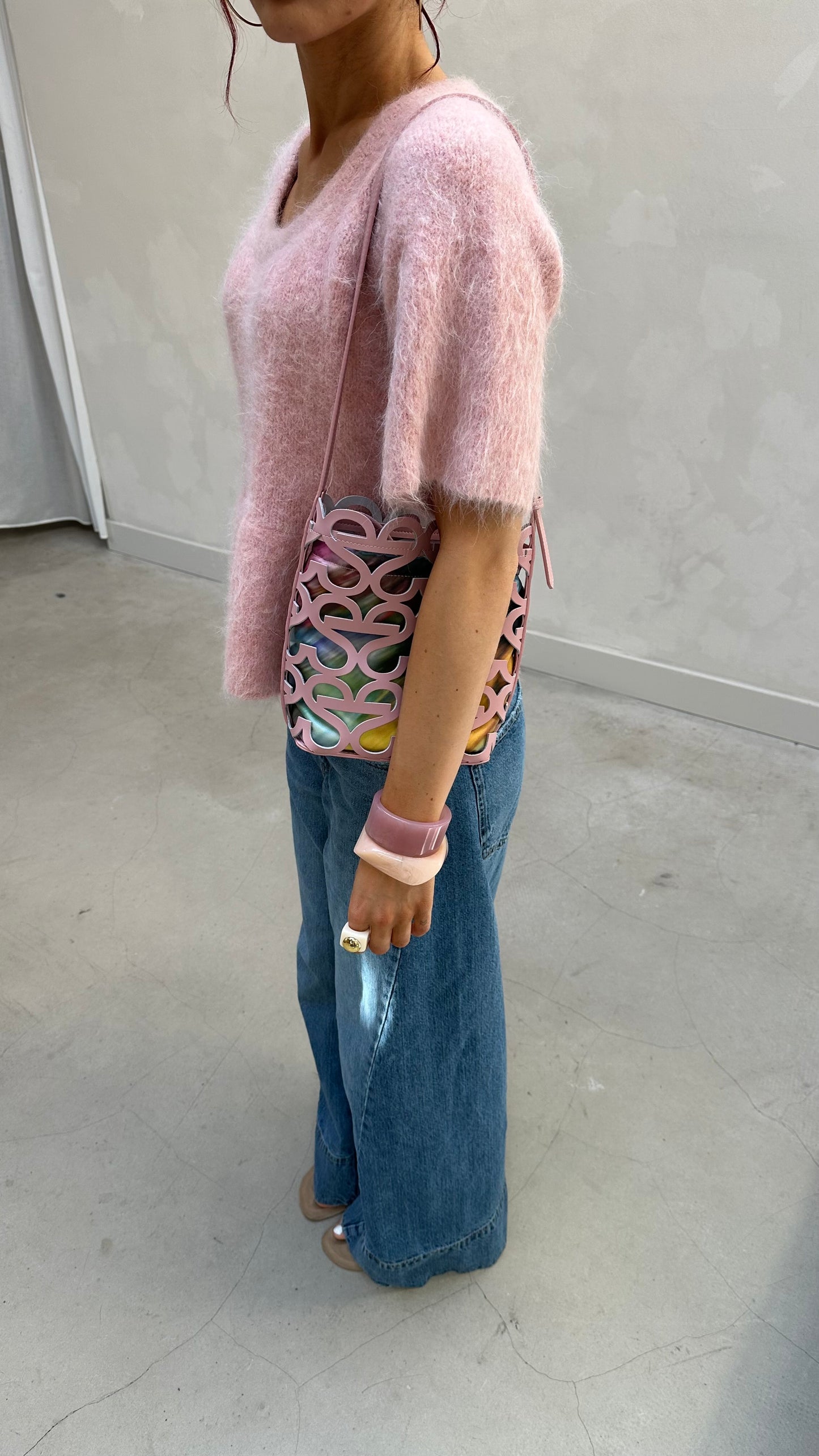 Munthe pink wool - sweater t-shirt