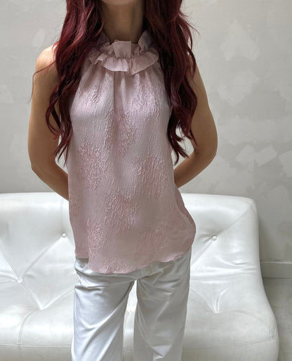 Hofmann blushed pink embroidered - Top