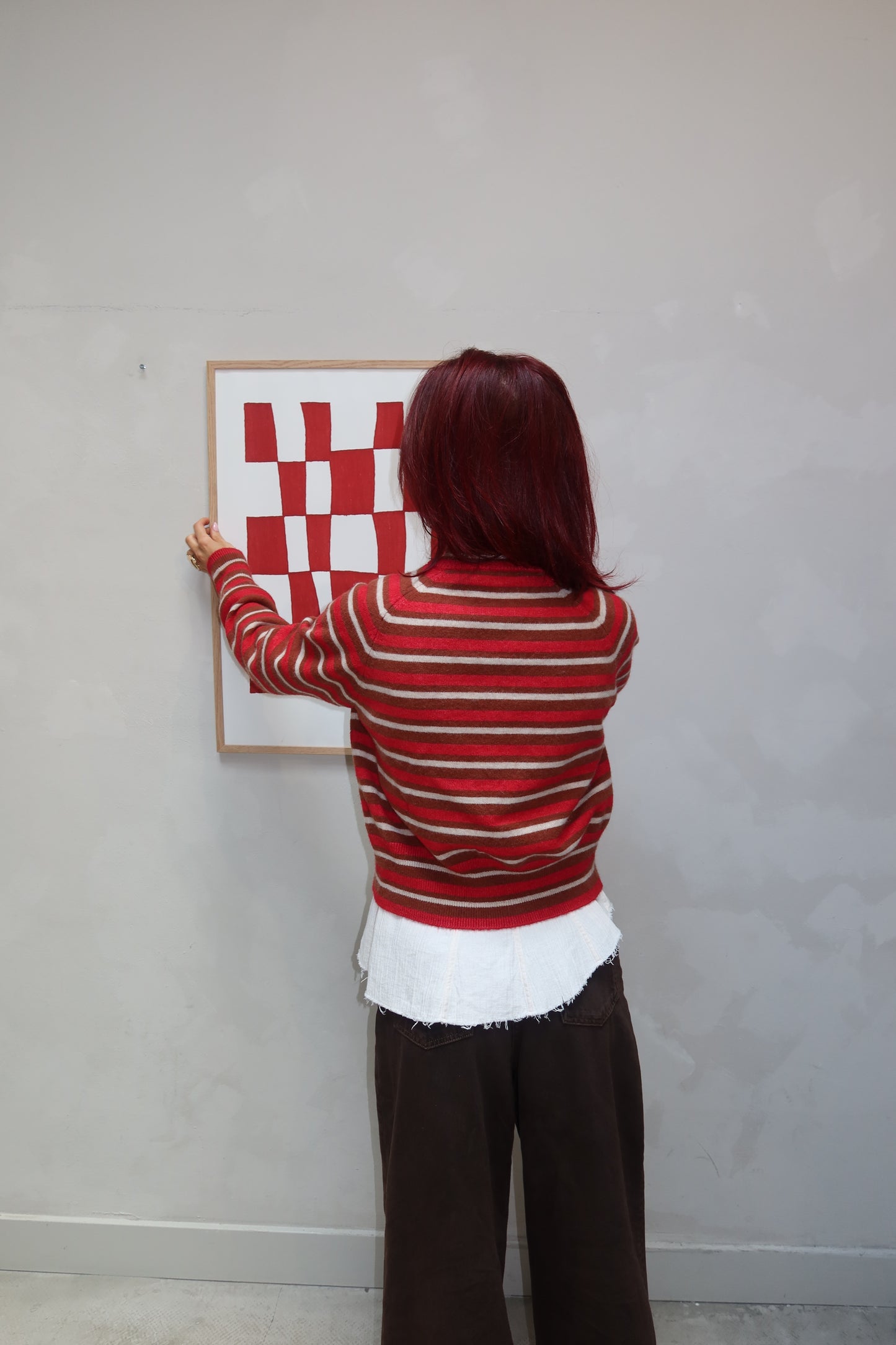 MNG Striped Vest Red - UME STUDIO