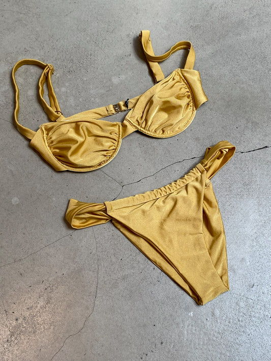 Butter & Hazel - Soft Gold Bikini Set
