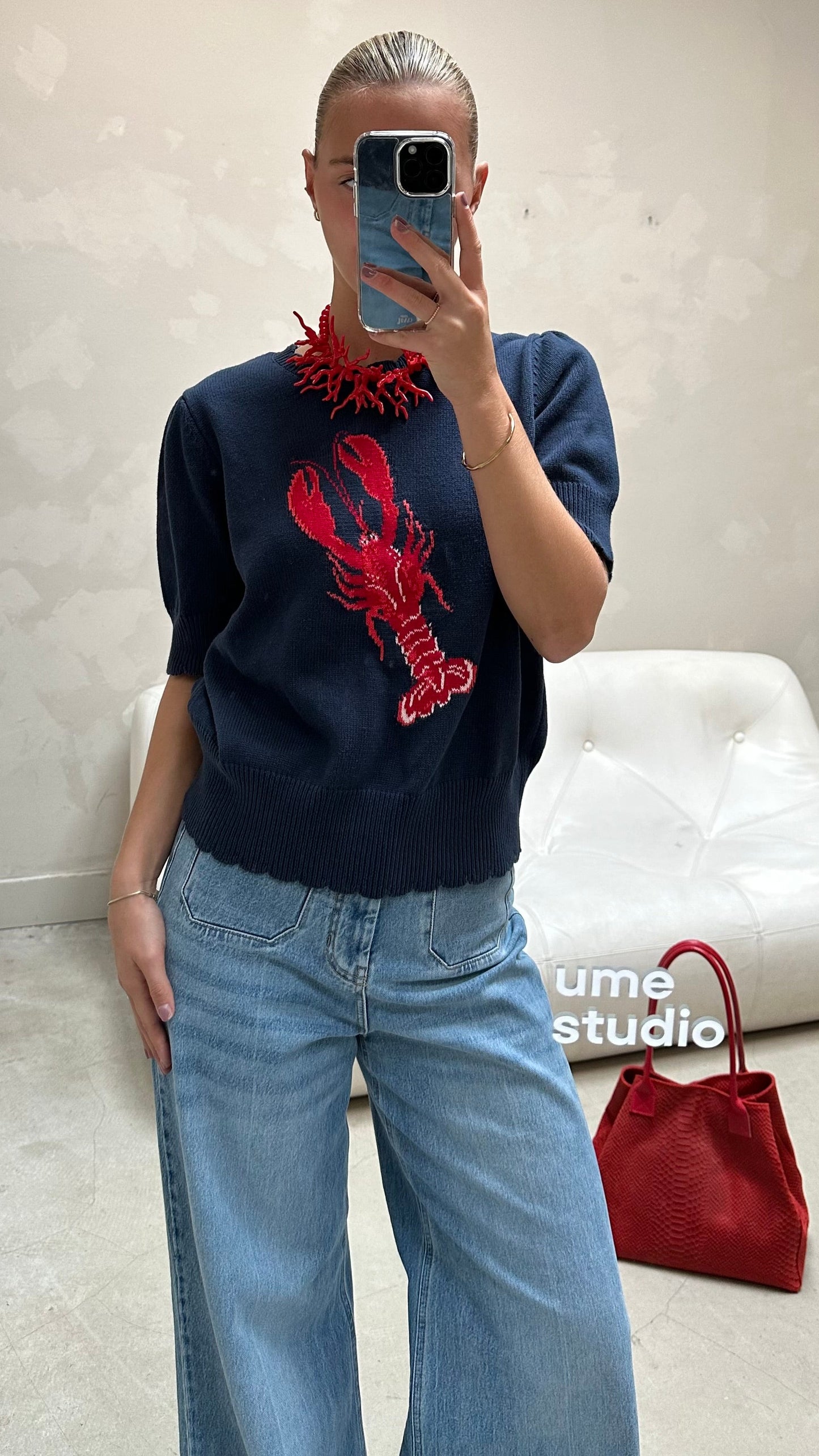 Joanie Lobster knit - T shirt