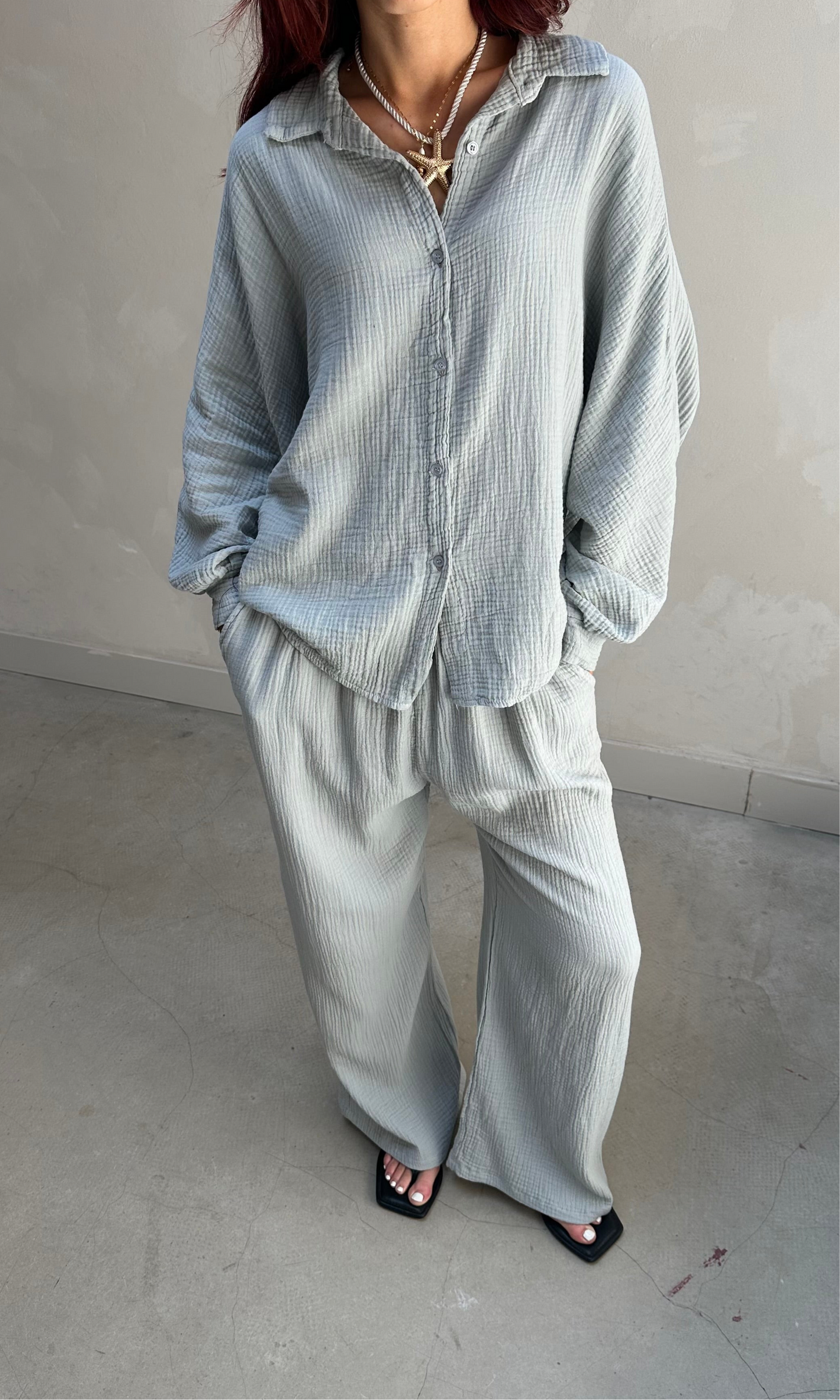 Mouse grey cotton set - Curated by UME
