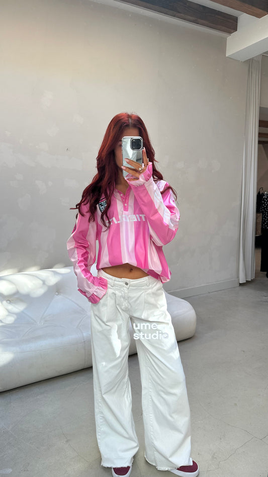 Stieglitz X Balr Pink striped - Longsleeve