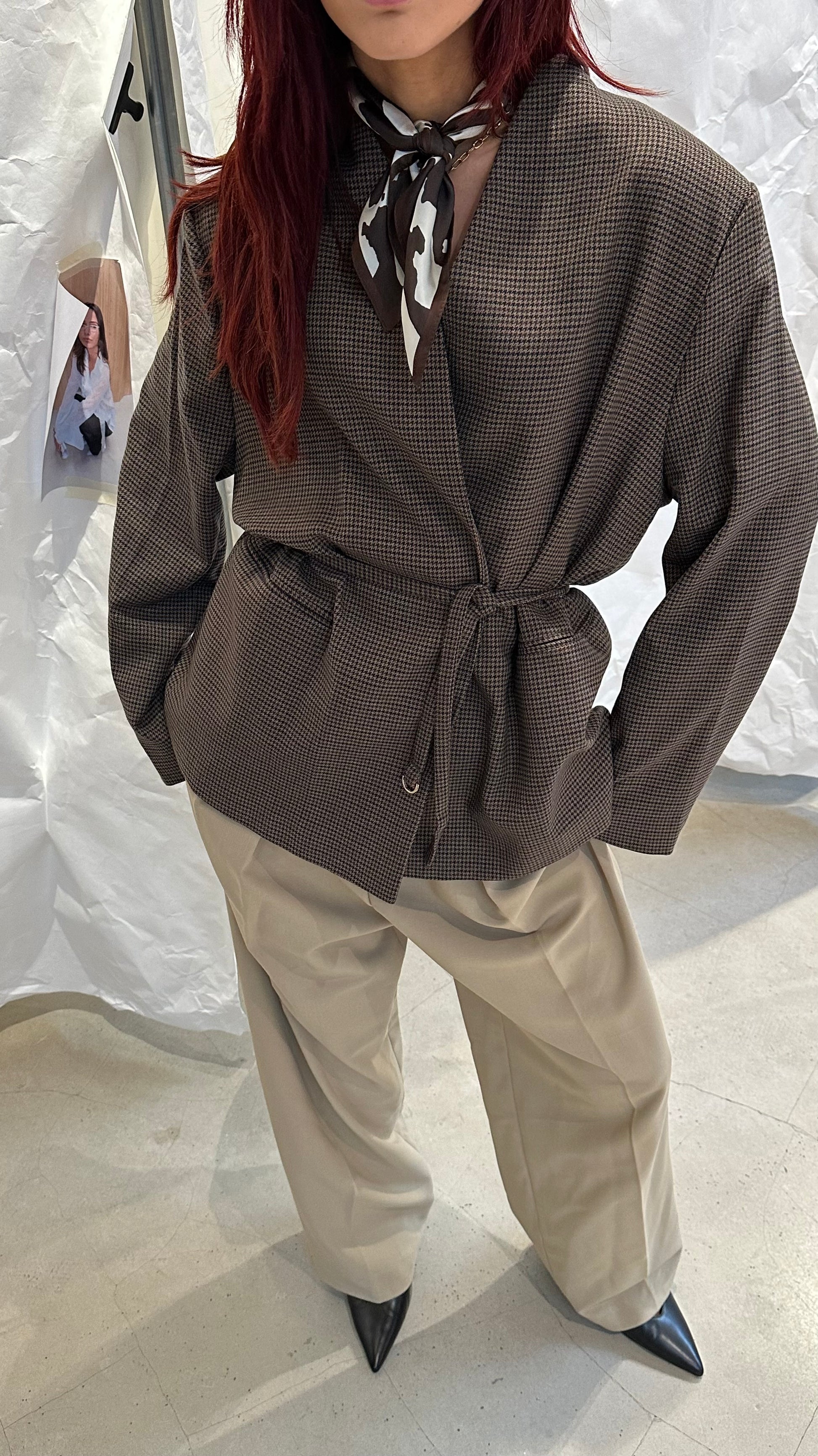 H&M Blazer Brown - UME STUDIO