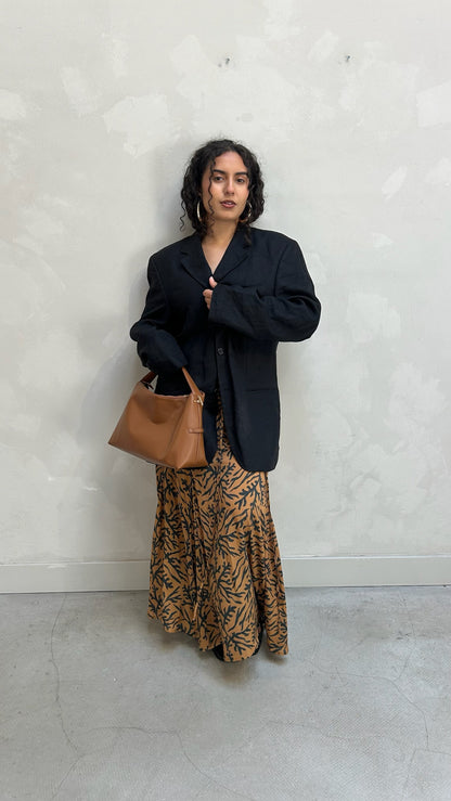 Osale Brown flared maxi - Skirt
