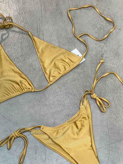 Butter & Hazel - Gold Yellow Bikini Set