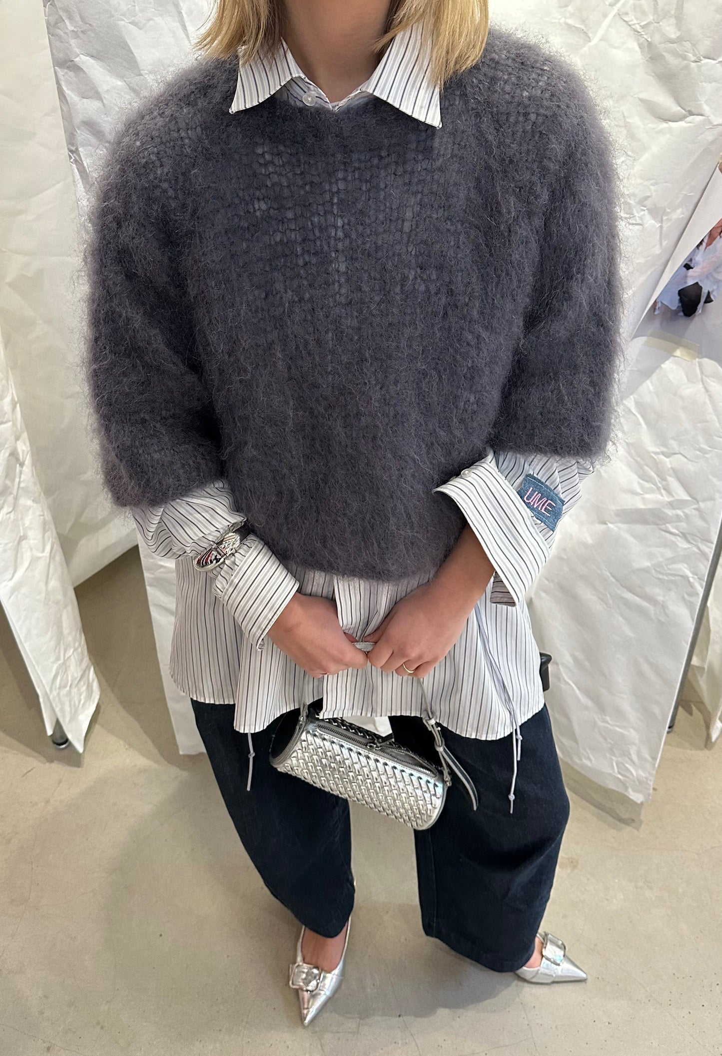 Knitted Sweater Grey - Curated by UME - UME STUDIO