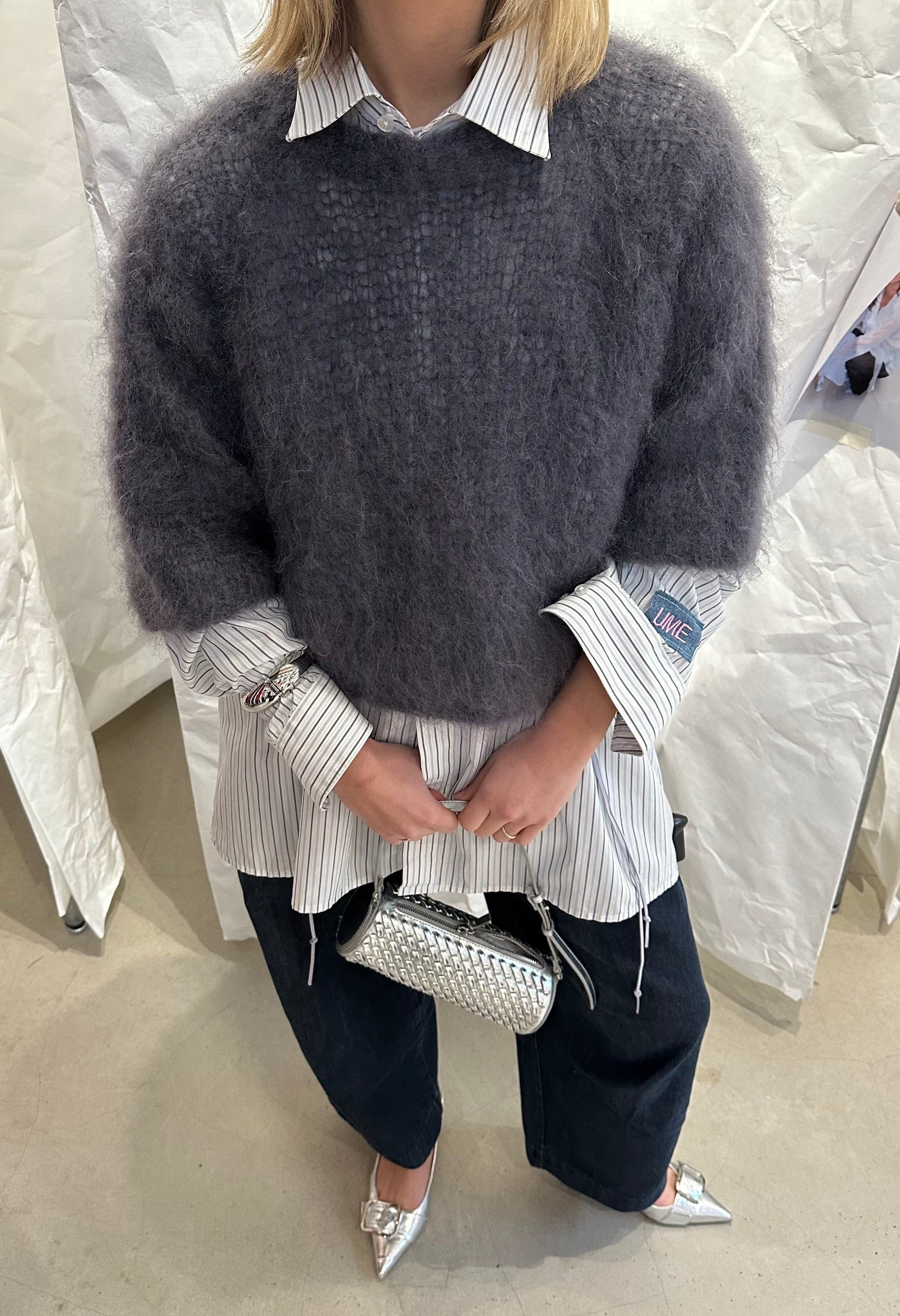 Knitted Sweater Grey - Curated by UME - UME STUDIO