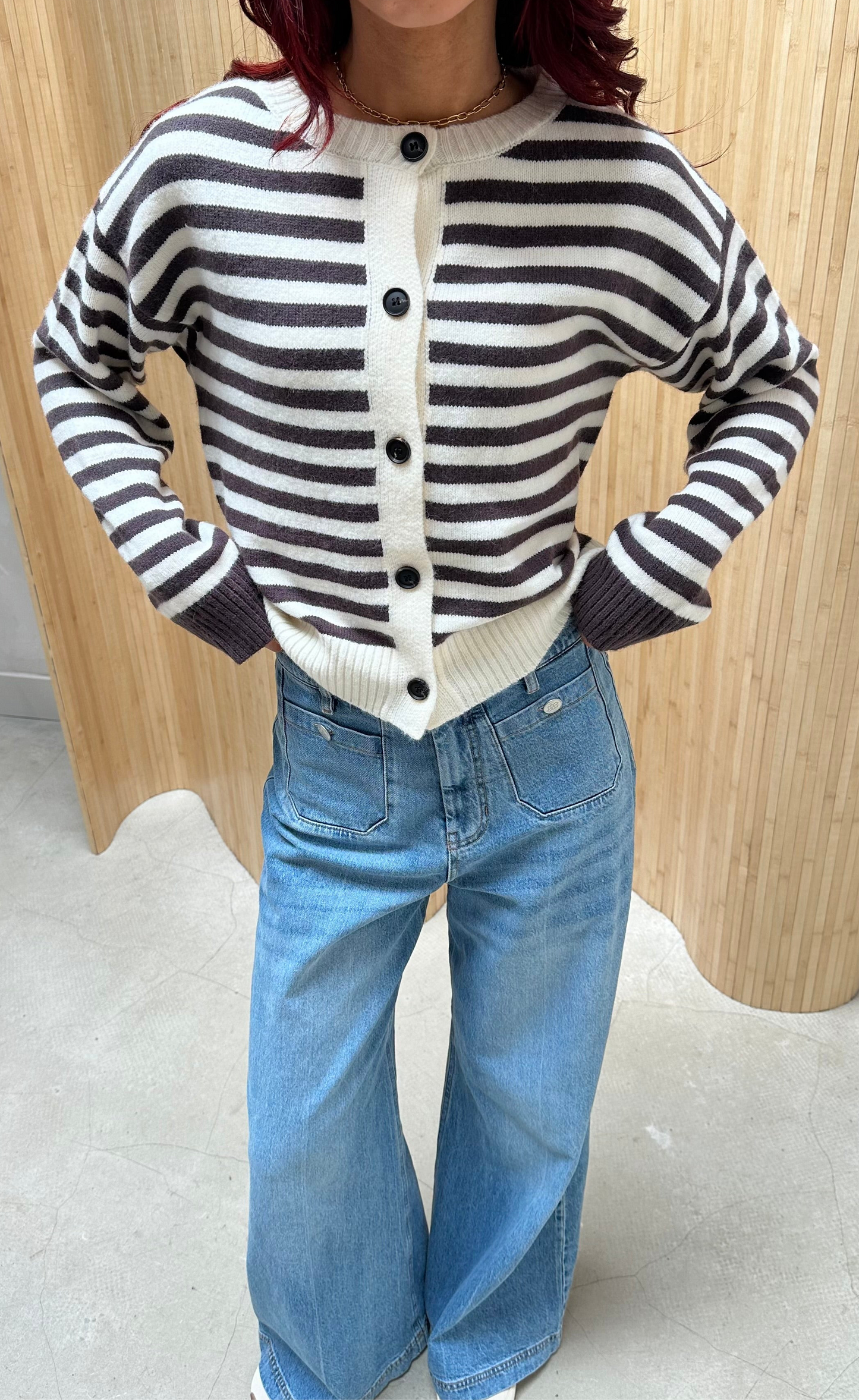 Striped vest - Curated by ume