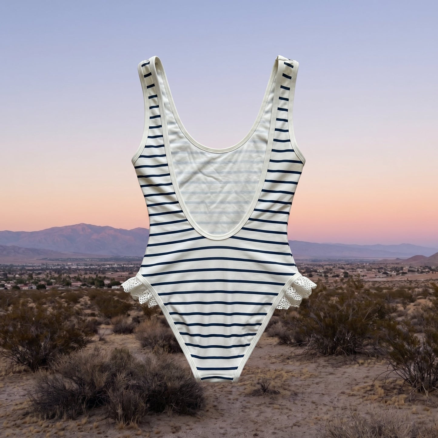 Unknown Swimsuit White - backside