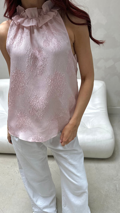Hofmann blushed pink embroidered - Top