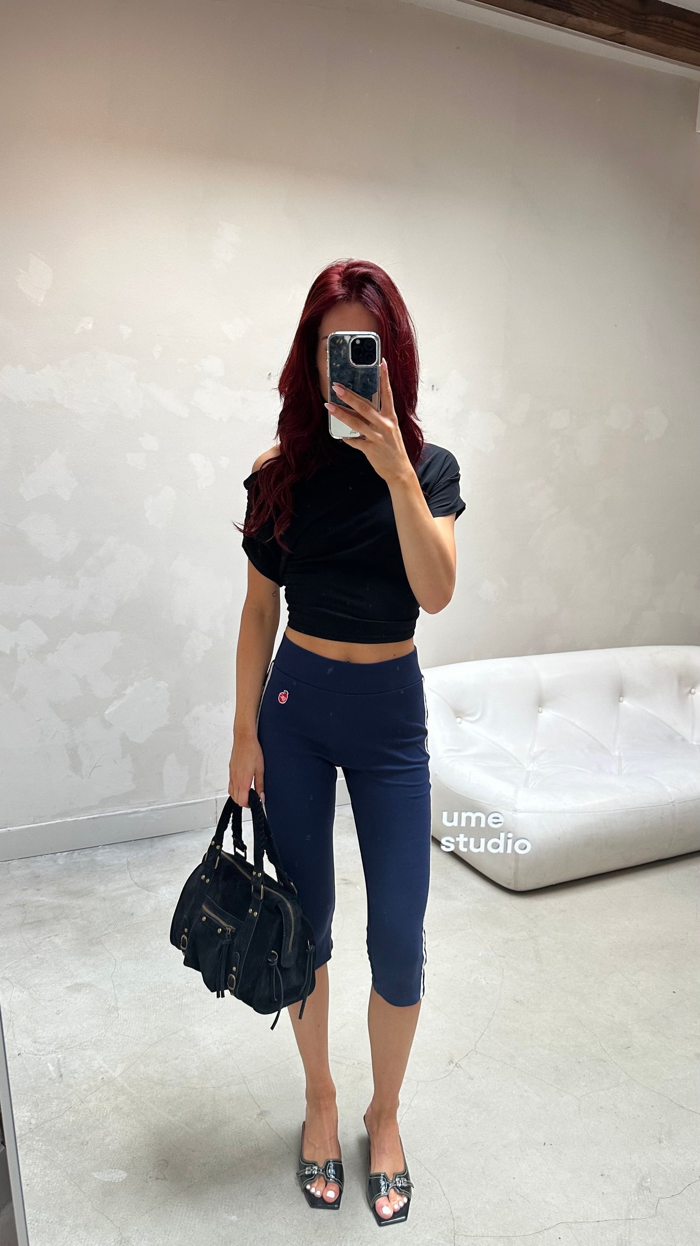 Nude project dark blue - capri pants