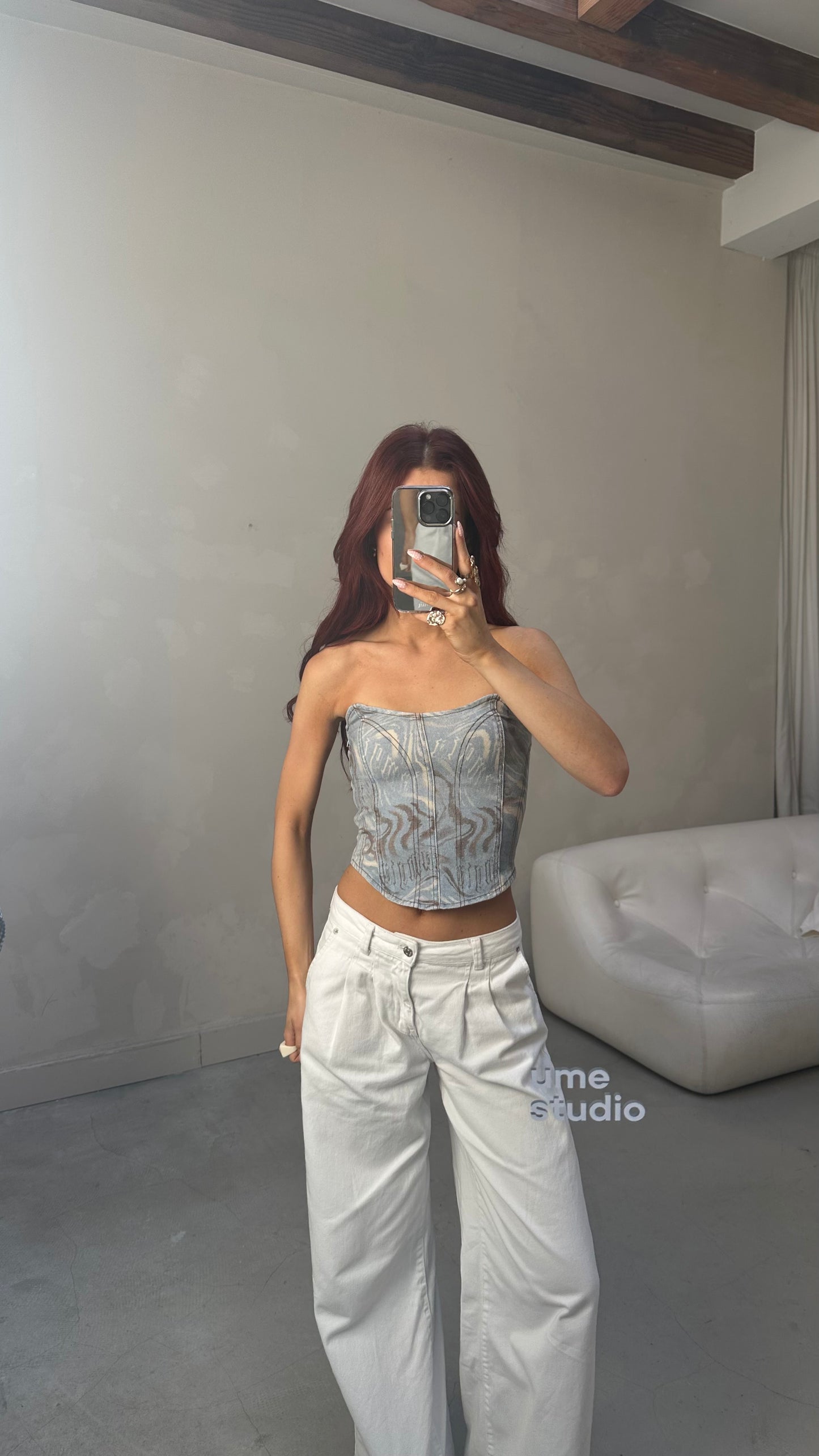 I.AM.GIA denim - Corset top