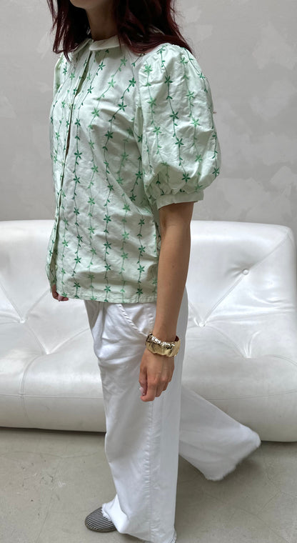 Résumé embroidered flower - blouse