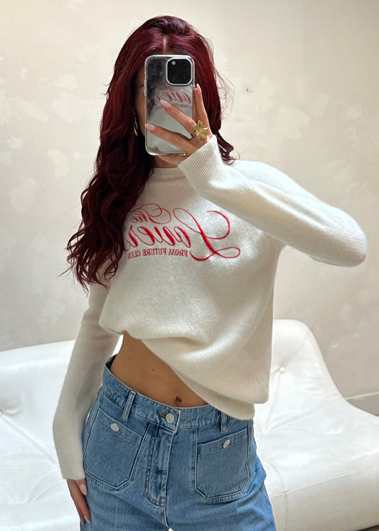 From future white - sweater