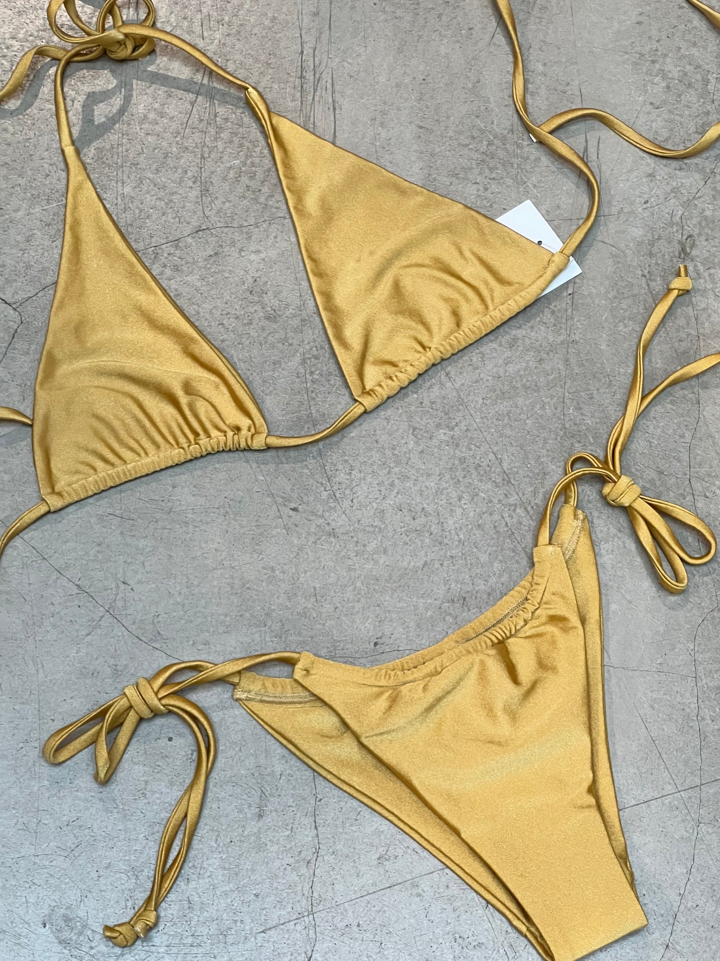 Butter & Hazel - Gold Yellow Bikini Set