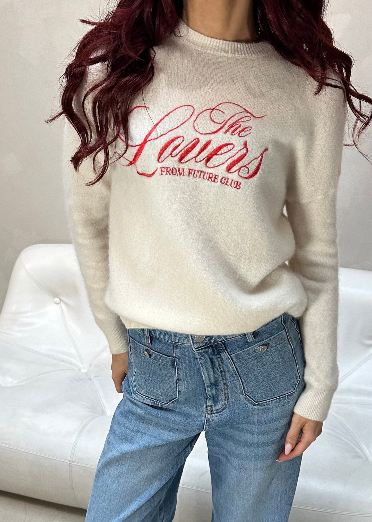 From future white - sweater