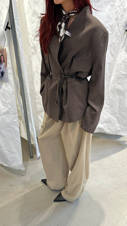 H&M Blazer Brown - UME STUDIO