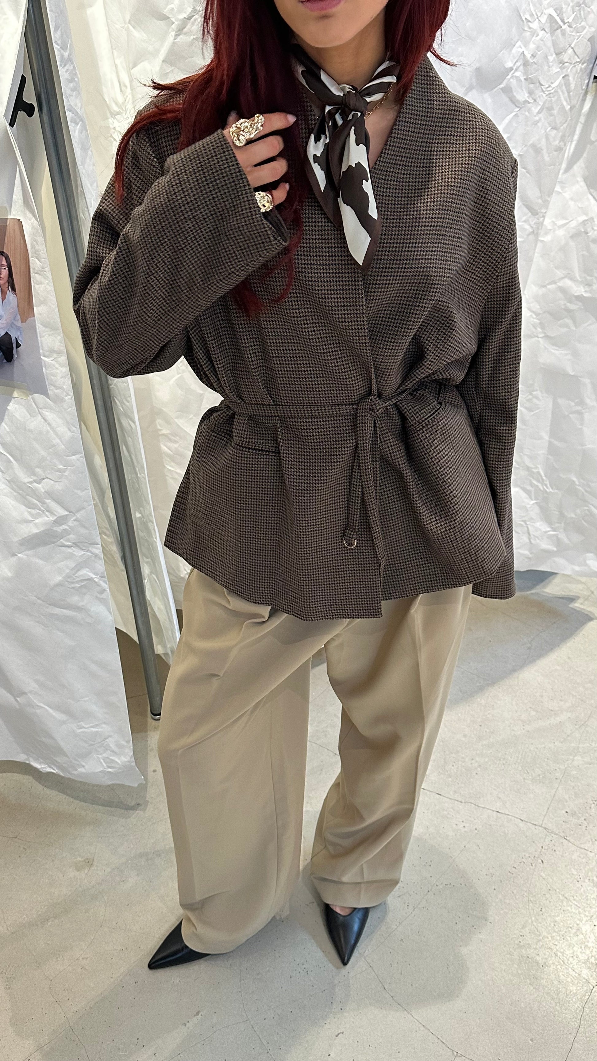 H&M Blazer Brown - UME STUDIO