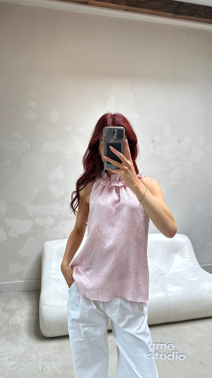 Hofmann blushed pink embroidered - Top