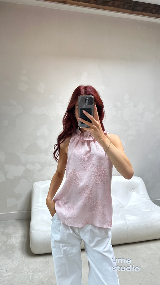 Hofmann blushed pink embroidered - Top