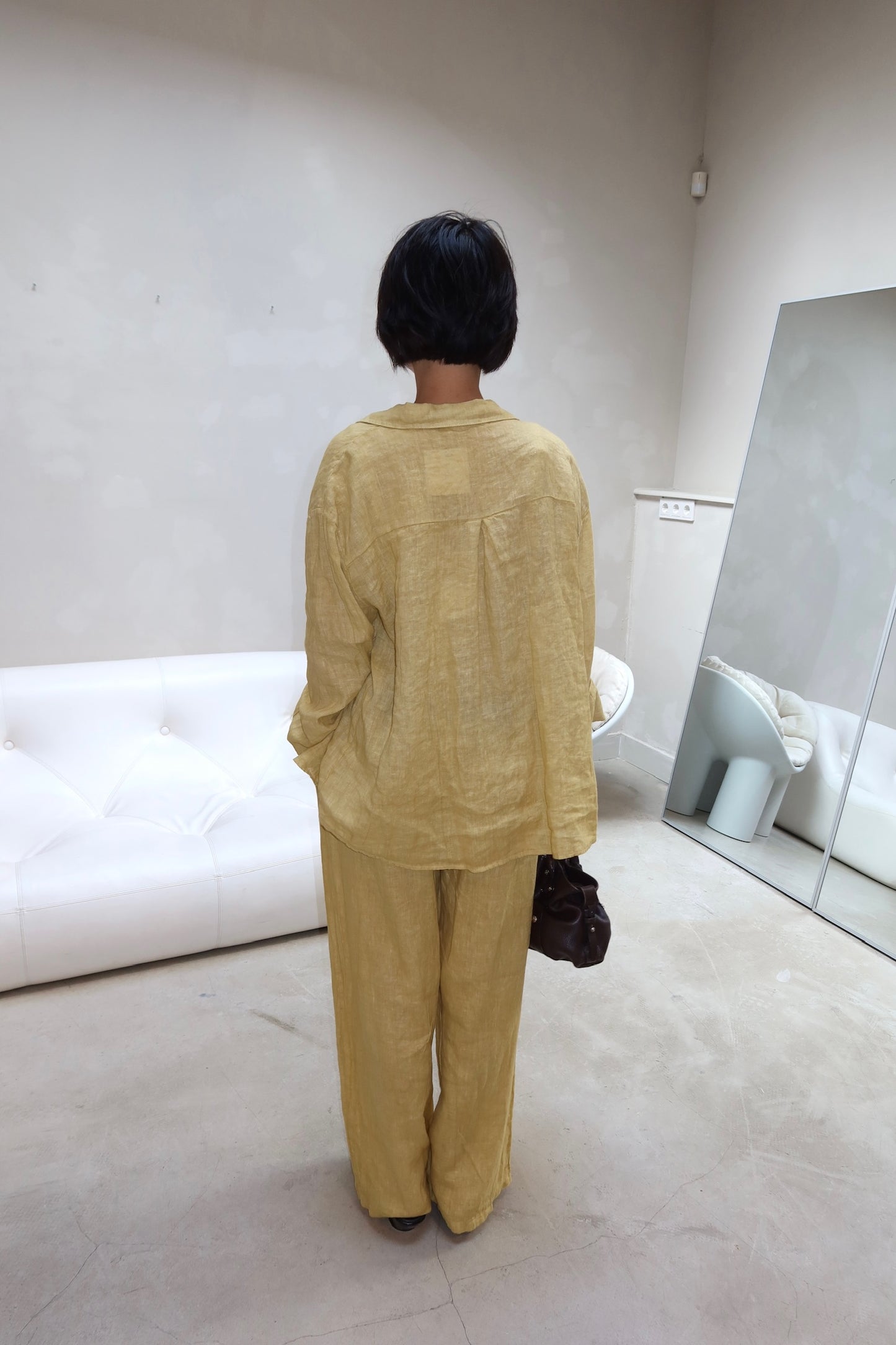 Ume Linen Set -  Blouse Yellow