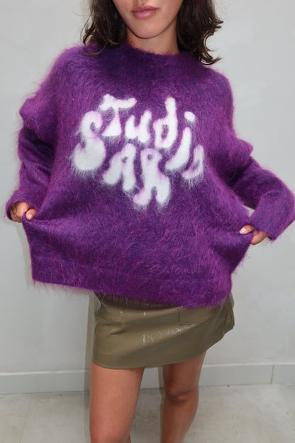 Studio AR Mauve mohair - Sweater