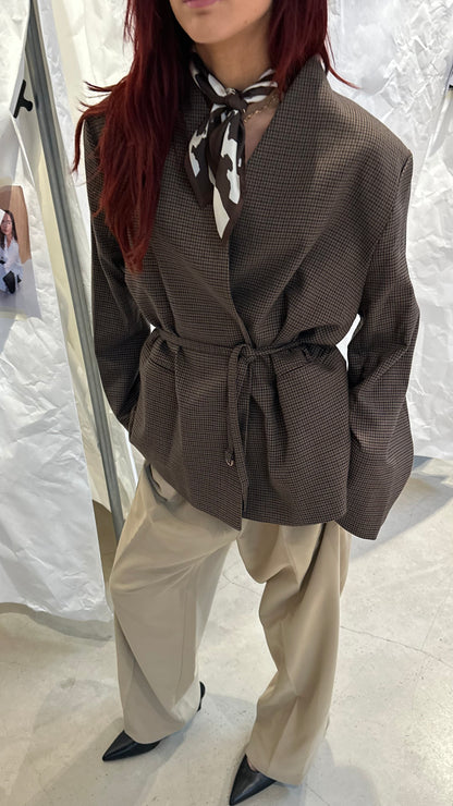 H&M Blazer Brown - UME STUDIO