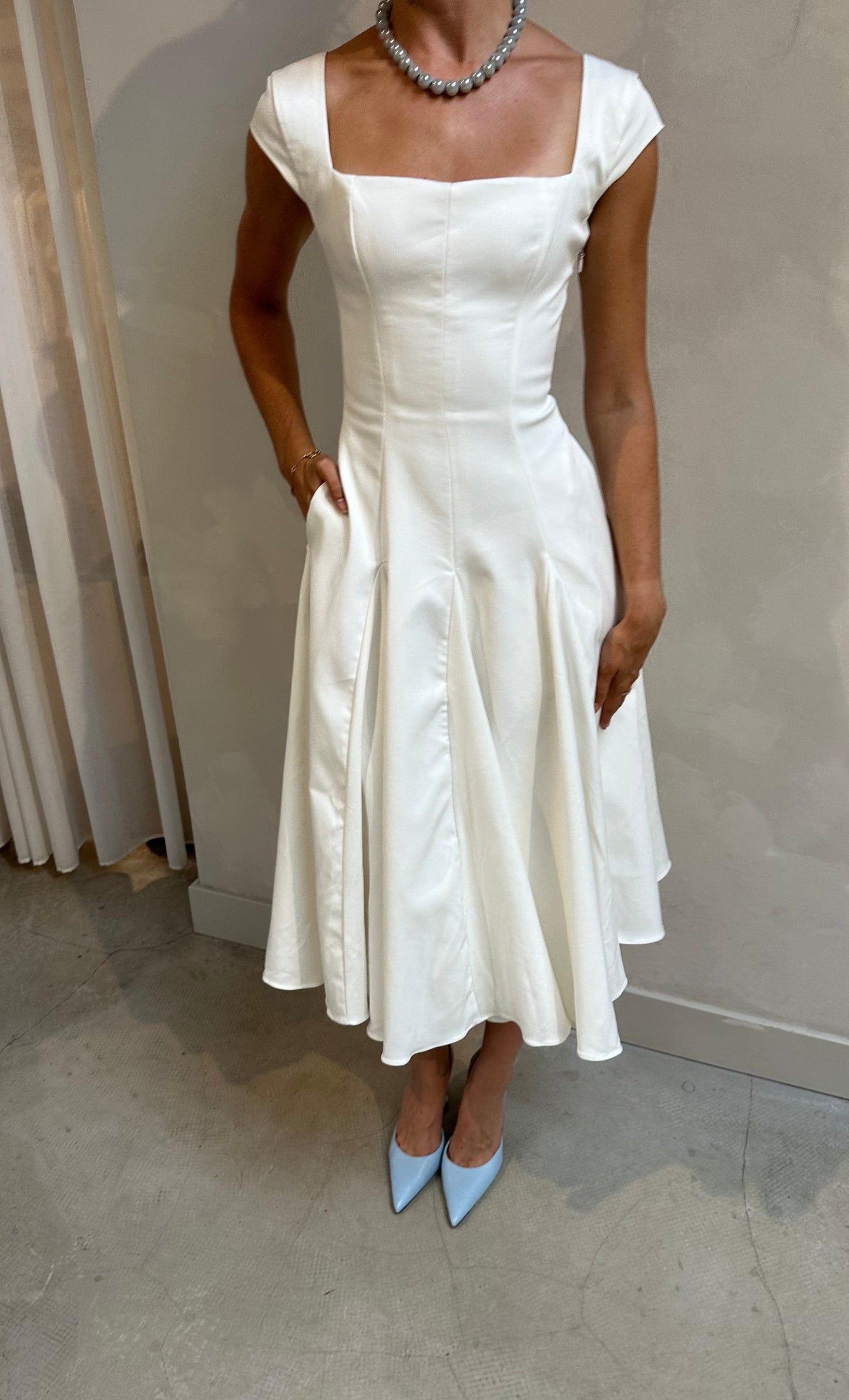 House of CB White - Midi dress
