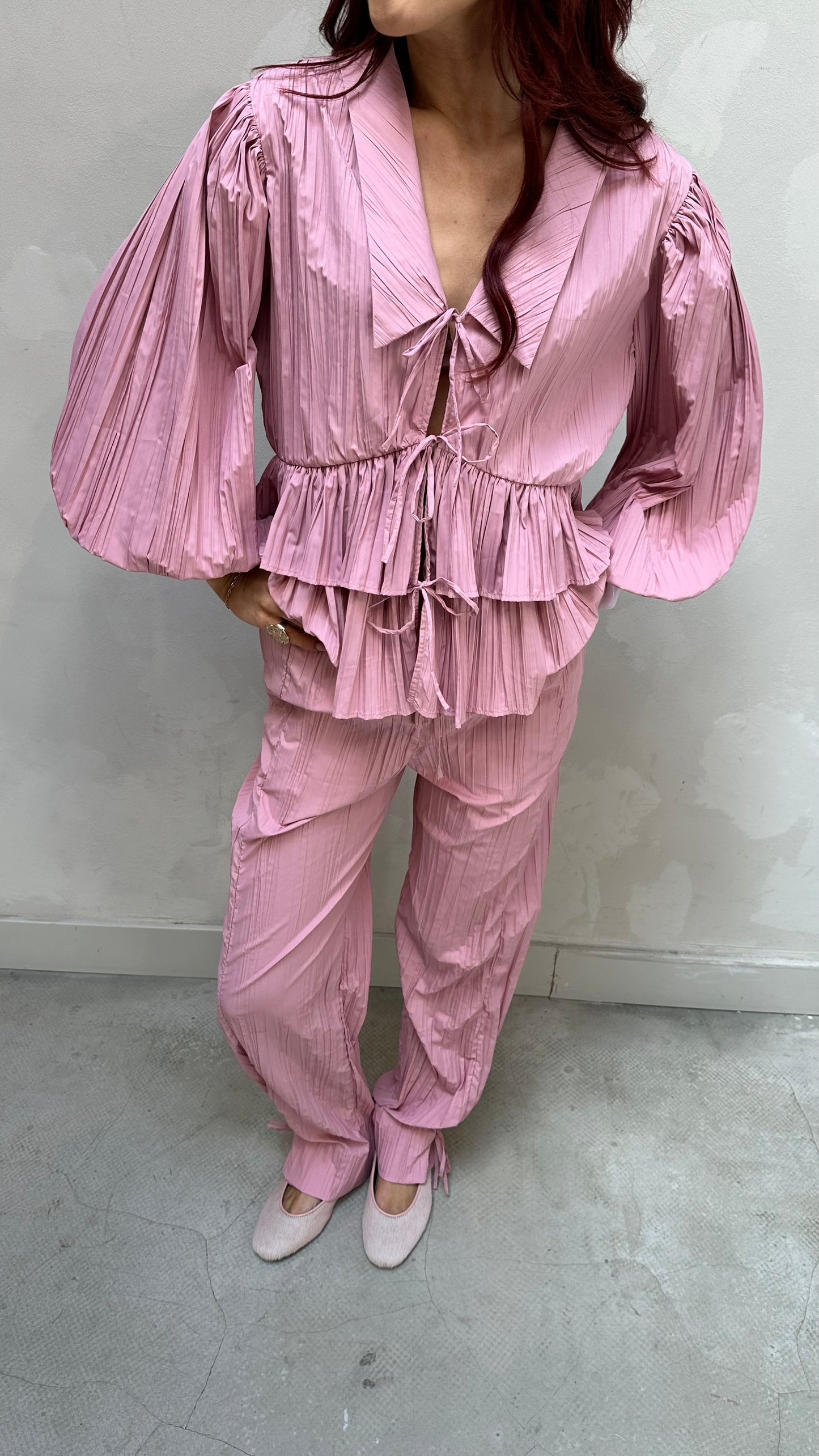 Stine Goya pink - Pants