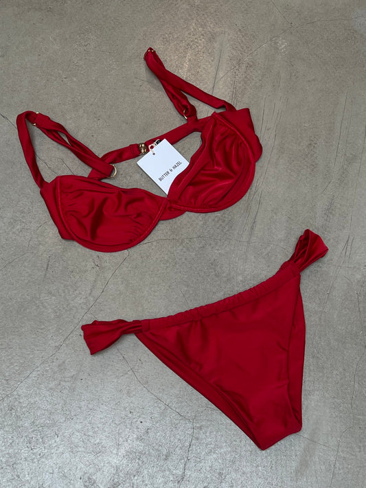 Butter & Hazel - Red Bikini Set