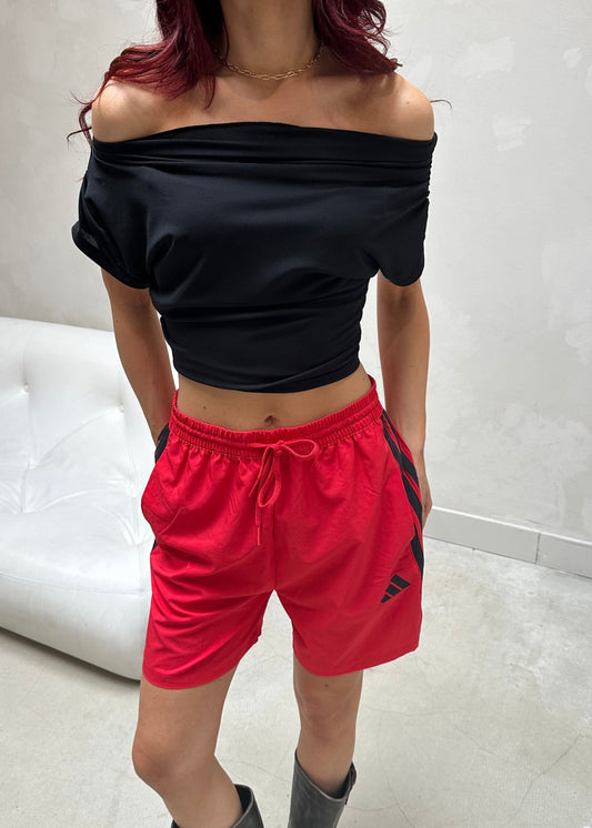 Adidas red - short