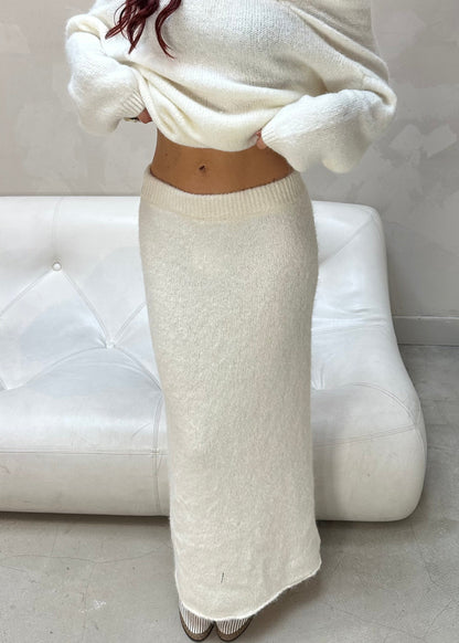 Gestuz white wool - skirt
