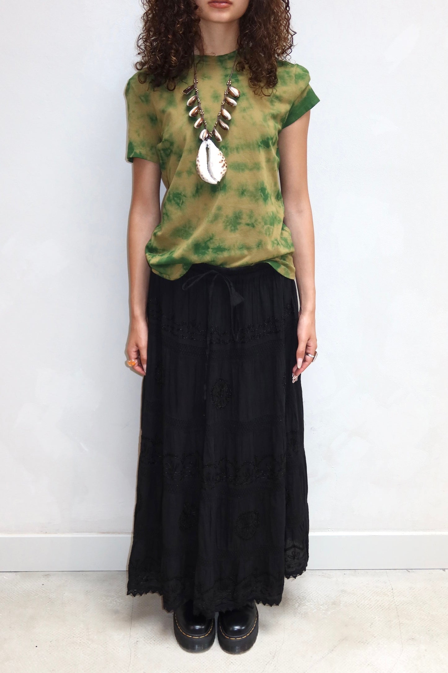 Curated by ume - Long Black Skirt