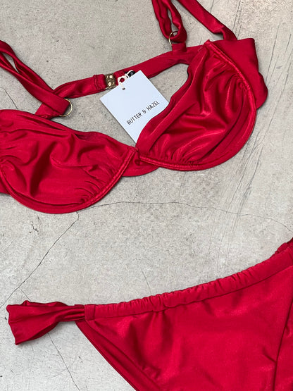 Butter & Hazel - Red Bikini Set