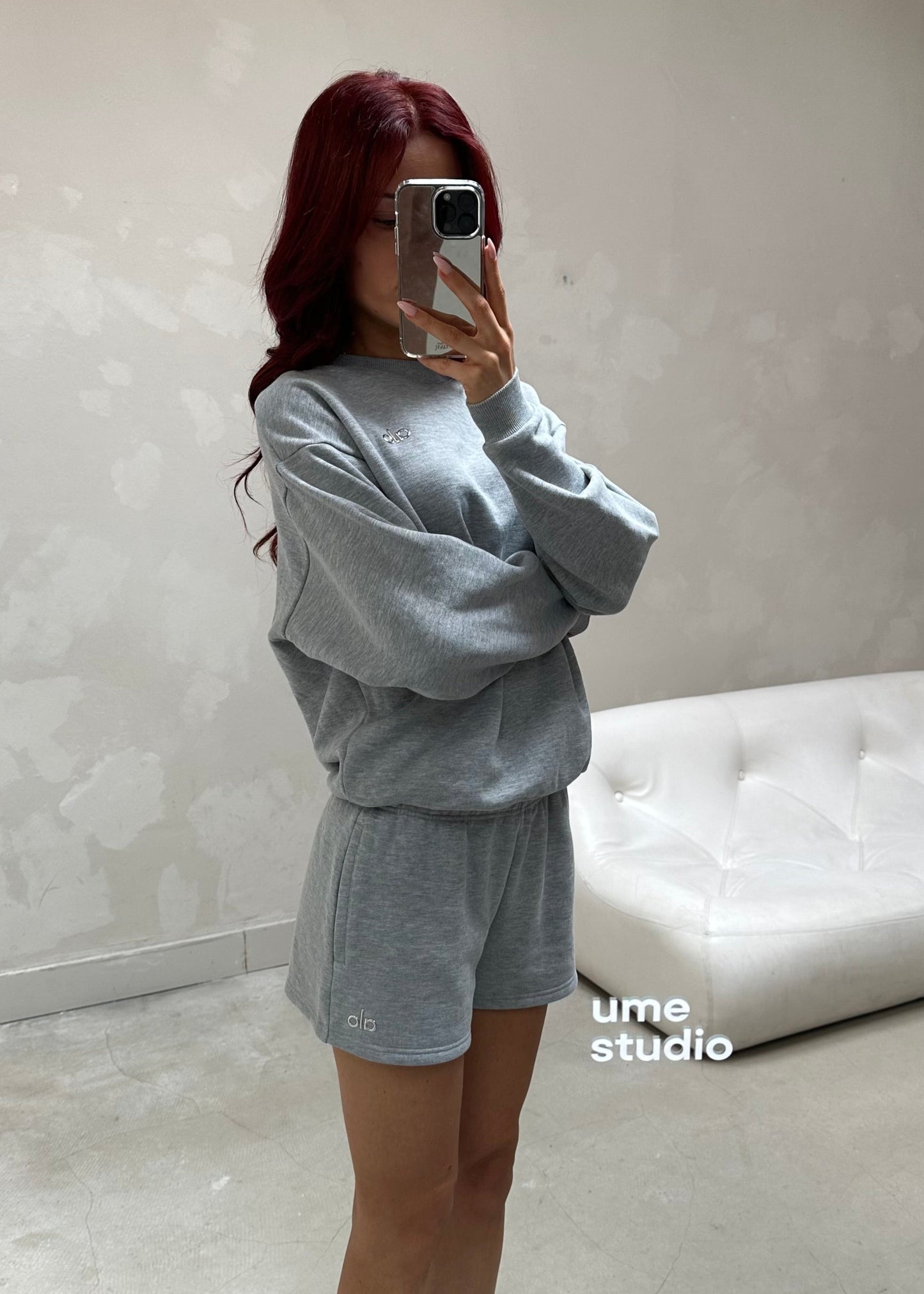 Alo grey - sweatershort