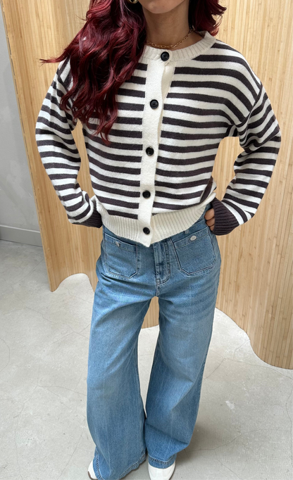Striped vest - Curated by ume