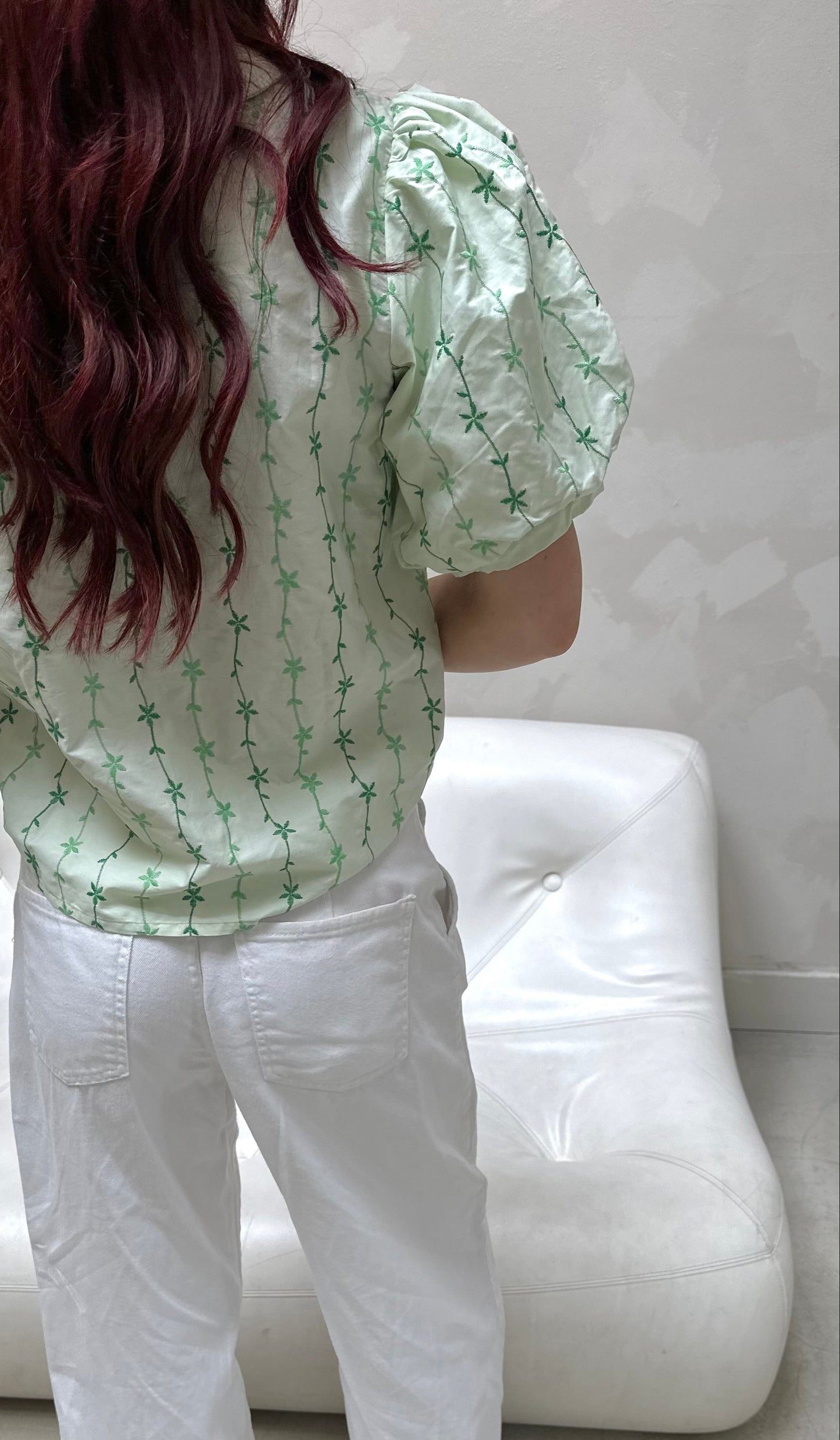 Résumé embroidered flower - blouse