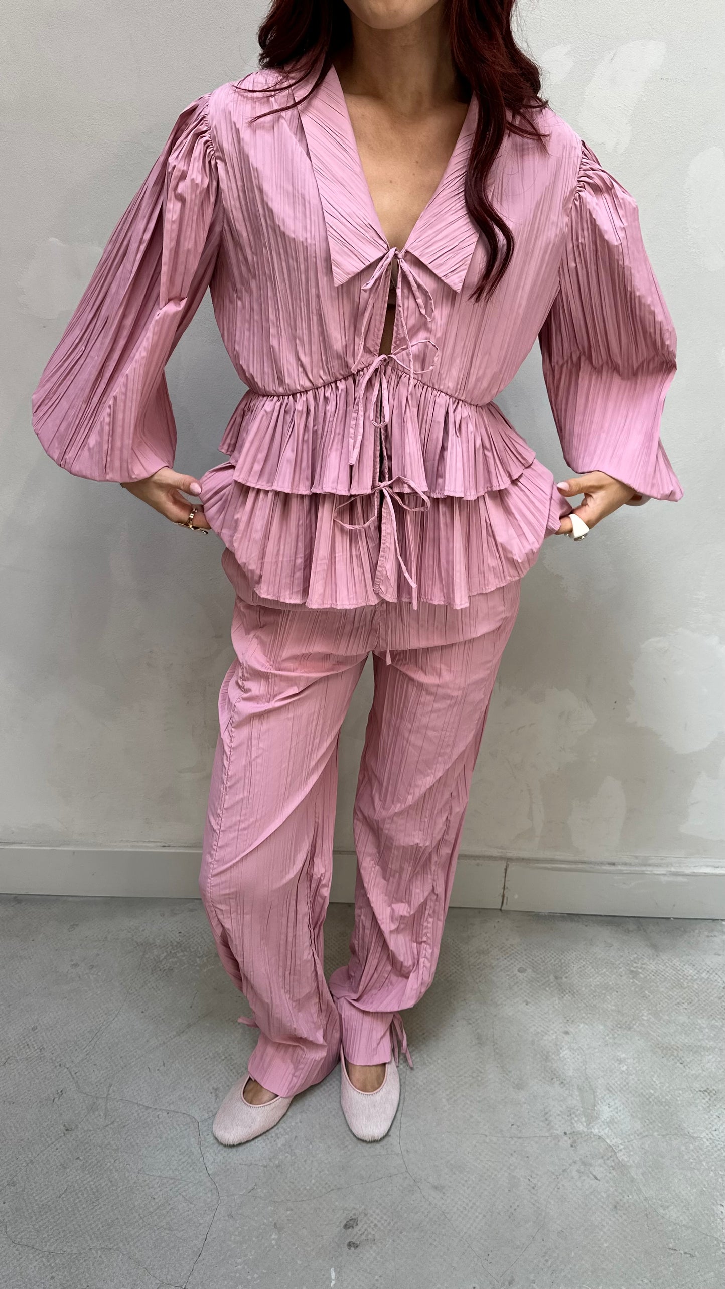 Stine Goya pink - Pants