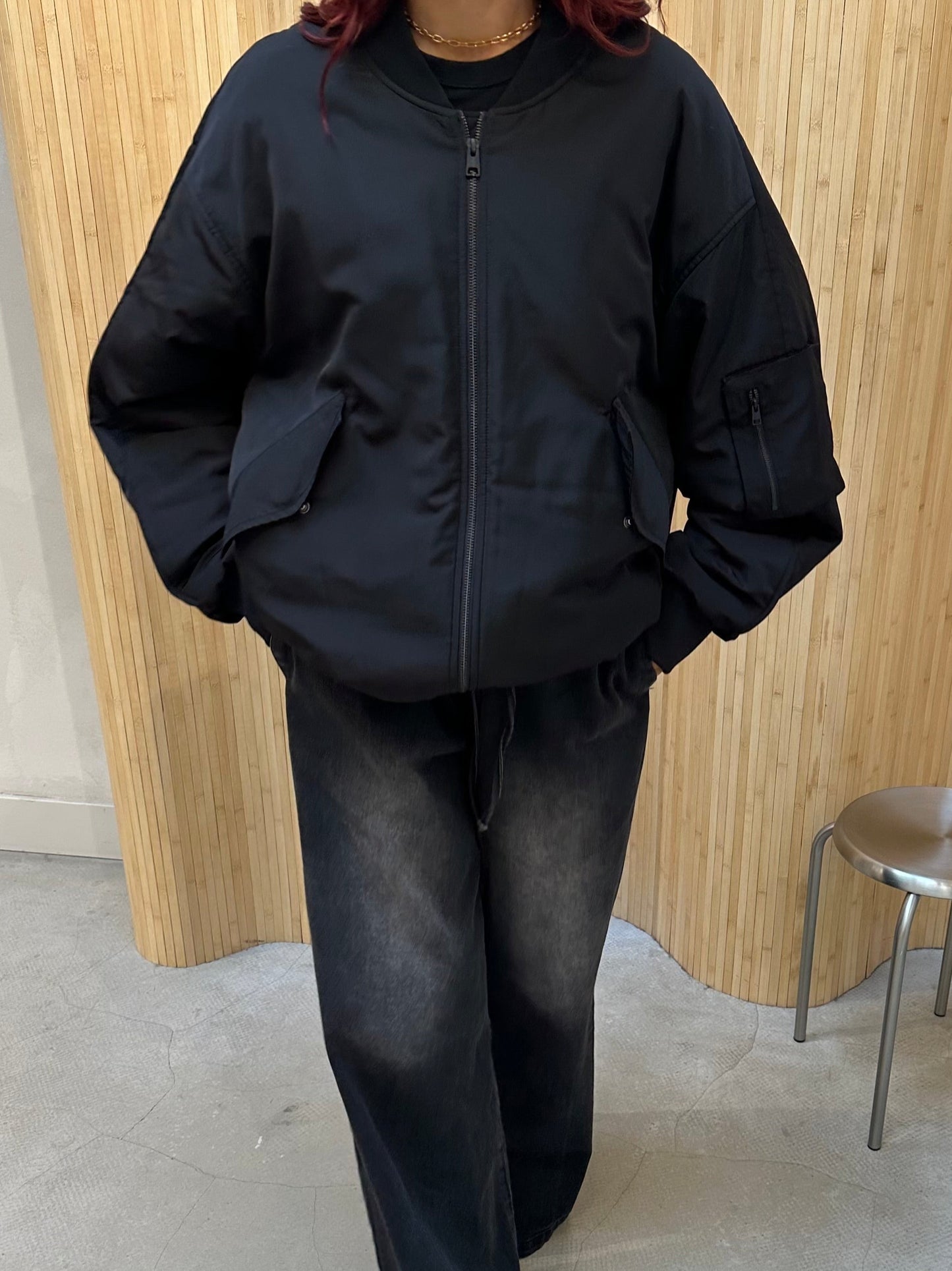 COS black - bomberjacket