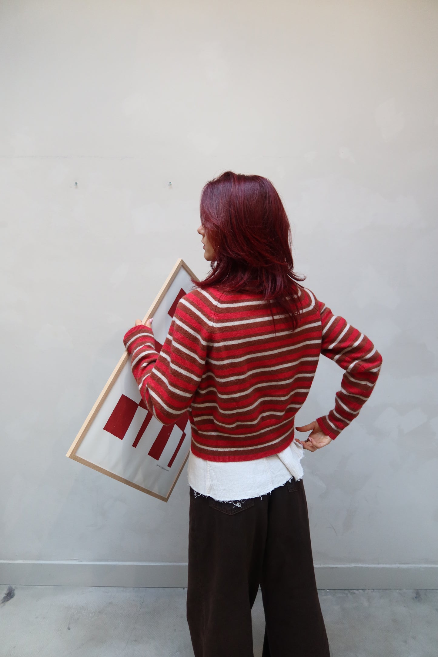 MNG Striped Vest Red - UME STUDIO