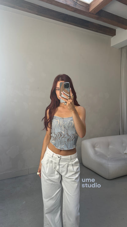 I.AM.GIA denim - Corset top